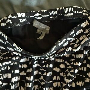 Vince Camuto Black and White Patterned skirt